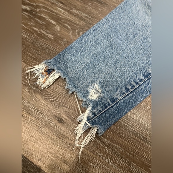 Free People x We The Free Good Times Relaxed Jean Women's Size 31 Straight Raw - Picture 3 of 9